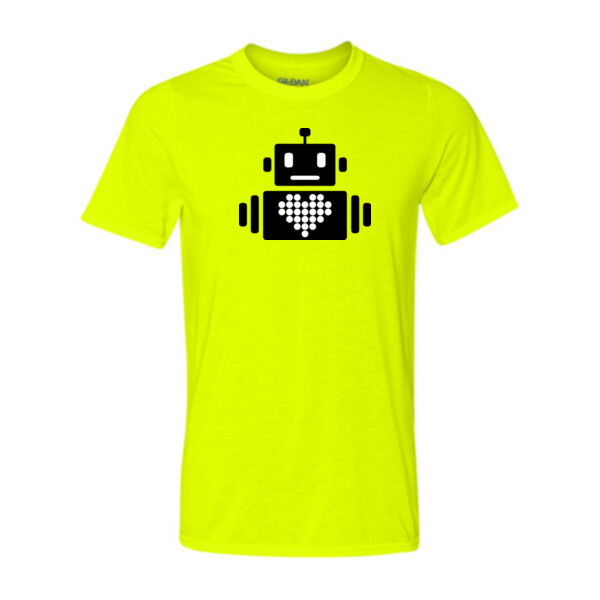 Robot Heart - Light Youth/Adult Ultra Performance 100% Performance T Shirt Thumbnail