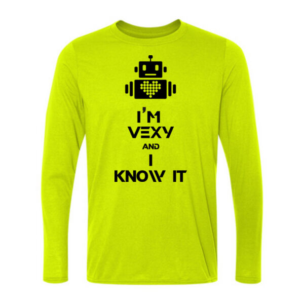 I'm VEXY and I know it - Light Long Sleeve Ultra Performance 100% Performance T Shirt Thumbnail