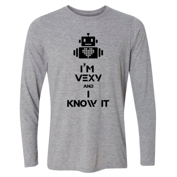I'm VEXY and I know it - Light Youth Long Sleeve Ultra Performance 100% Performance T Shirt Thumbnail
