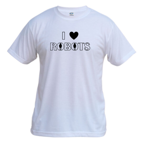I Heart Robots - Vapor Basic Performance Tee Thumbnail