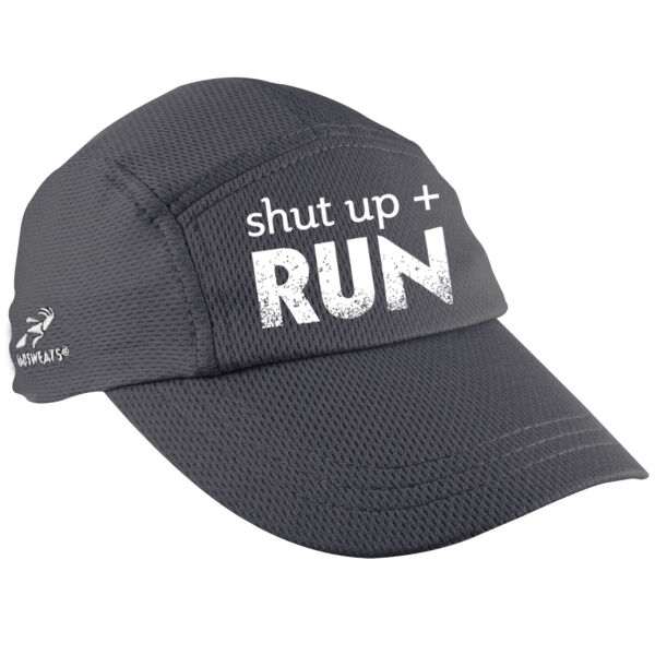 Shut up + Run - Headsweat Hat (Dark) Thumbnail