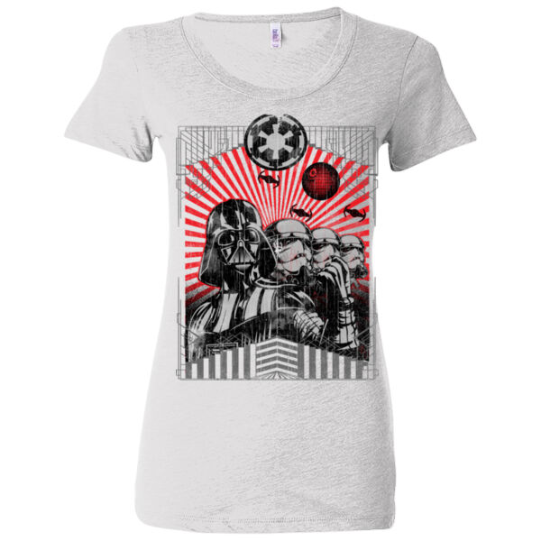 Dark Side - (S) Ladies' Triblend Short Sleeve T-Shirt Thumbnail