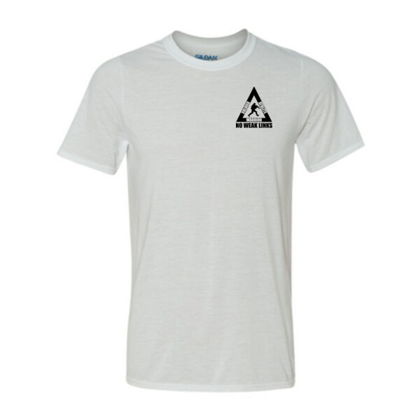 Soldier Athlete Warrior - No Weak Links (Black) - Light Youth/Adult Ultra Performance 100% Performance T Shirt Thumbnail