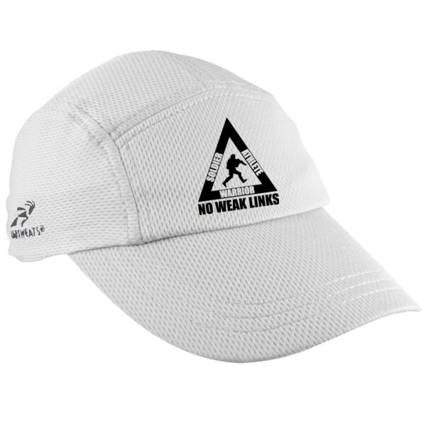 Soldier Athlete Warrior - No Weak Links (Black) - Headsweat Hat (Light) Thumbnail