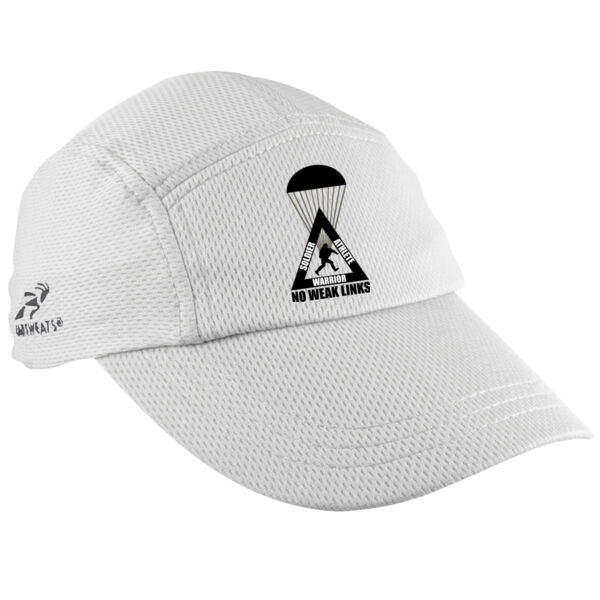 Soldier Athlete Warrior Airborne - No Weak Links (Black) - Headsweat Hat (Light) Thumbnail