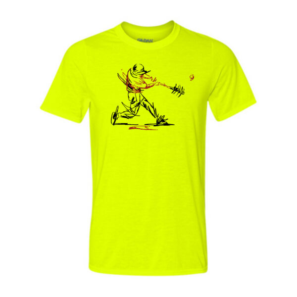 Baseball Player (Red) - Light Youth/Adult Ultra Performance 100% Performance T Shirt Thumbnail