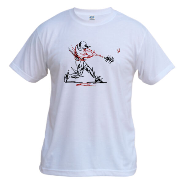 Baseball Player (Red) - Vapor Basic Performance Tee Thumbnail