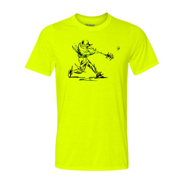 Baseball Player (Green) - Light Youth/Adult Ultra Performance 100% Performance T Shirt Thumbnail