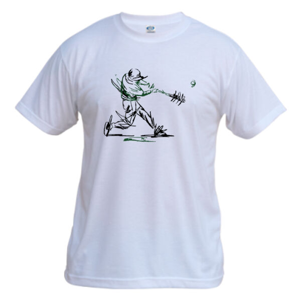 Baseball Player (Green) - Vapor Basic Performance Tee Thumbnail