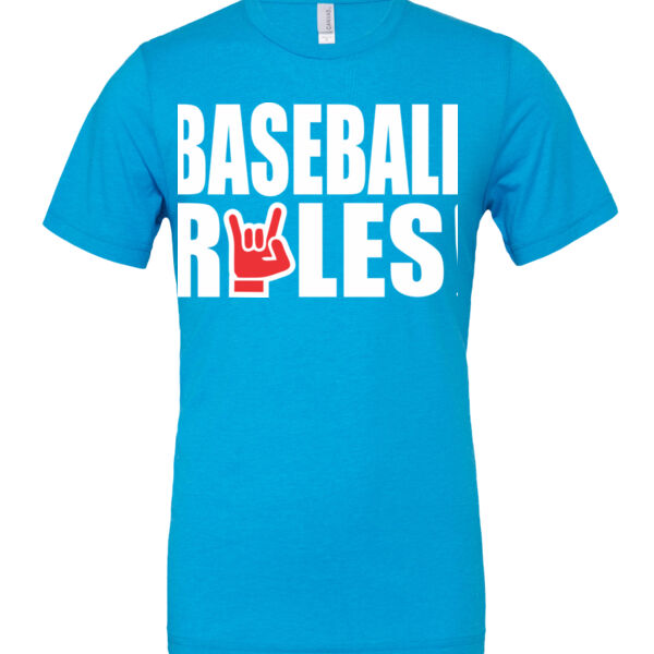 Baseball Rules - Cotton/Polyester T-Shirt Thumbnail