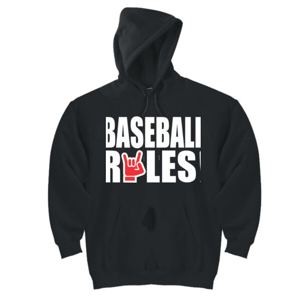 Baseball Rules - DryBlend™ Pullover Hooded Sweatshirt Thumbnail