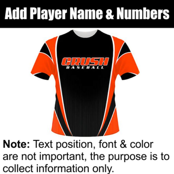 Crush Sublimated Team Jersey Thumbnail