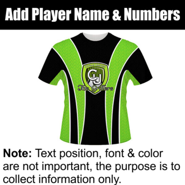 Grillers Sublimated Team Jersey Thumbnail