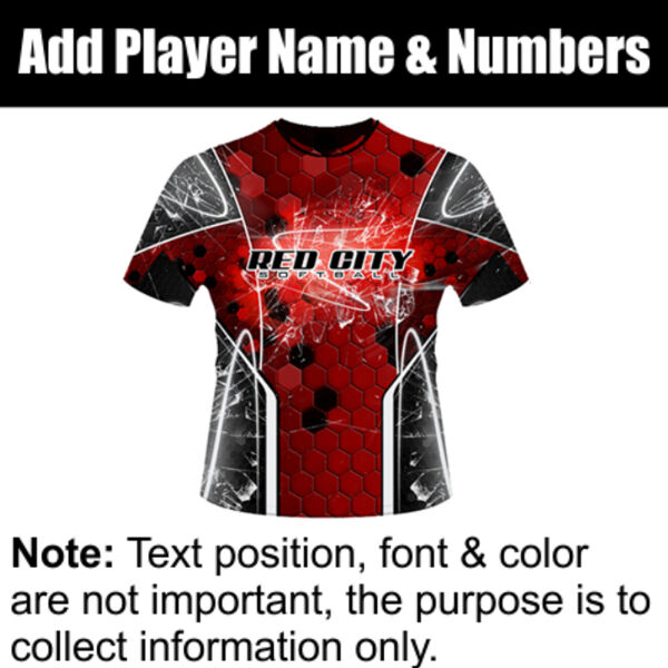 Red City Sublimated Team Jersey Thumbnail