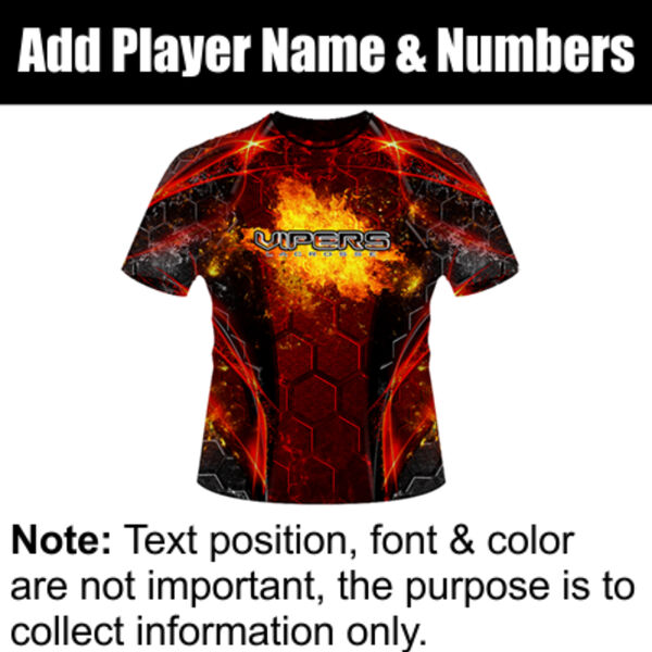 Viper Sublimated Team Jersey Thumbnail