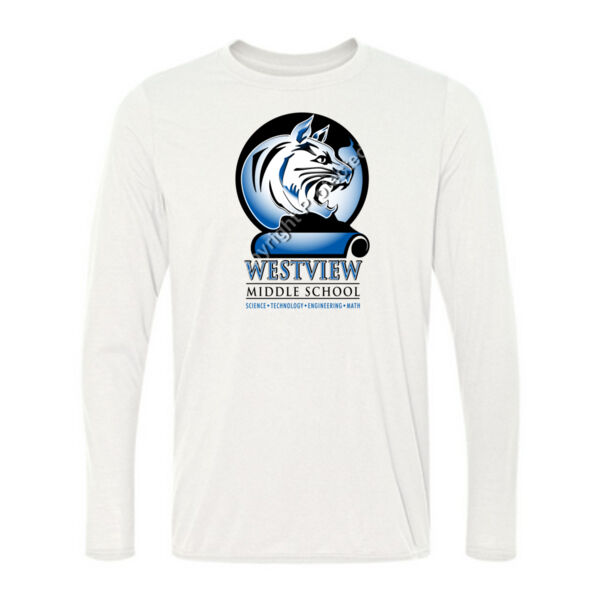 Westview Middle School Color Logo - Light Long Sleeve Ultra Performance 100% Performance T Shirt Thumbnail