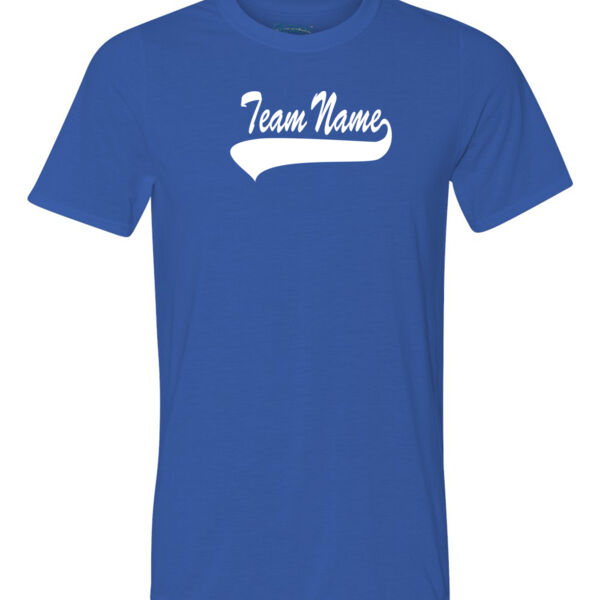 Custom Team Unisex T-shirt with Name & Number - 100% Performance Tee from Gildan Thumbnail