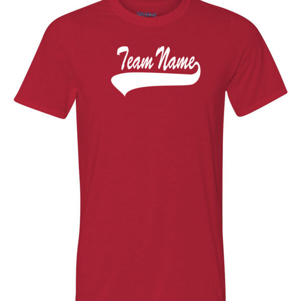 Custom Team Youth T-shirt with Name & Number - 100% Performance Tee from Gildan Thumbnail