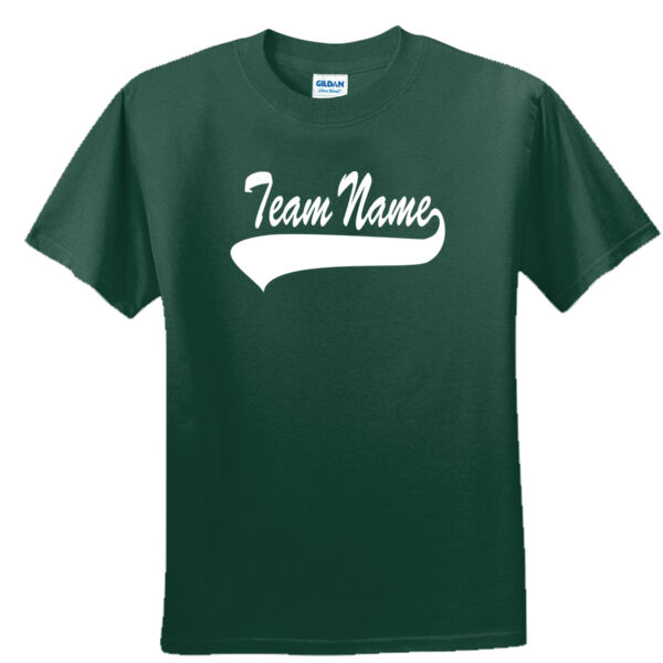 Custom Team Unisex/Youth T-shirt with Number Only - 100% Cotton Tee from Gildan Thumbnail