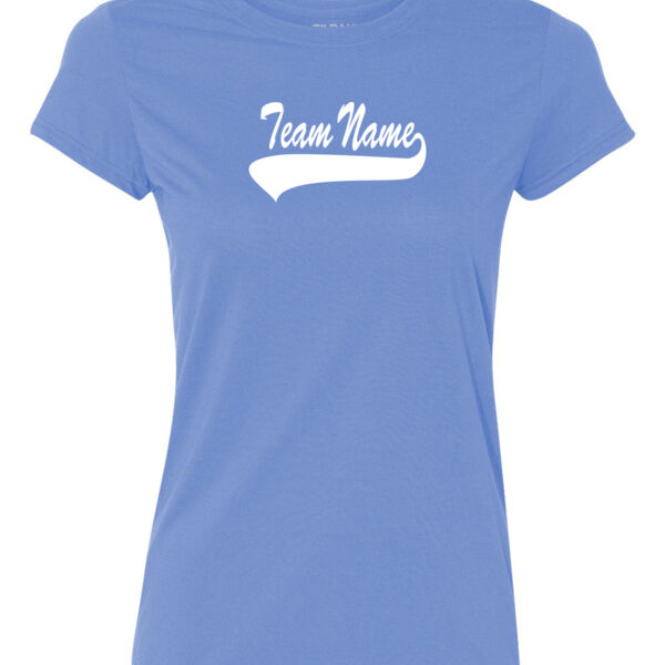 Custom Team Ladies T-shirt with Number Only - 100% Performance Tee from Gildan Thumbnail