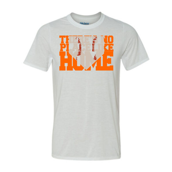 There's No Place Like Home Baseball - Light Youth/Adult Ultra Performance 100% Performance T Shirt Thumbnail