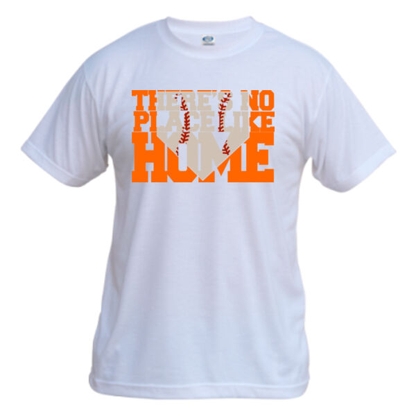 There's No Place Like Home Baseball - Vapor Basic Performance Tee Thumbnail