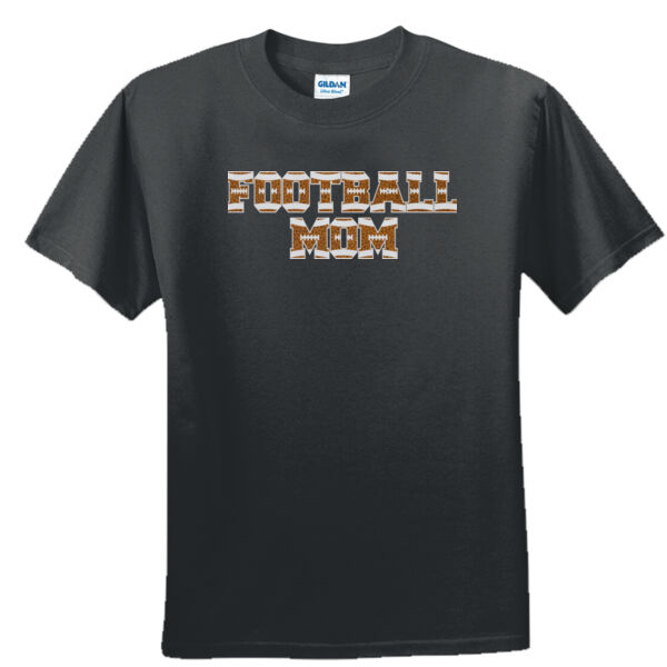 Football Mom with Favorite Player - Unisex or Youth Ultra Cotton™ 100% Cotton T Shirt Thumbnail