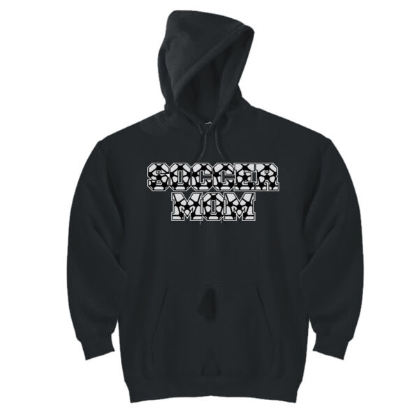 Soccer Mom with Favorite Player - DryBlend™ Pullover Unisex Hooded Sweatshirt Thumbnail