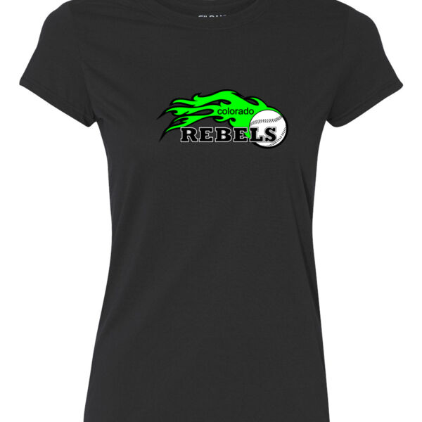 Colorado Rebels Lime - Ladies Ultra Performance 100% Performance T Shirt Thumbnail