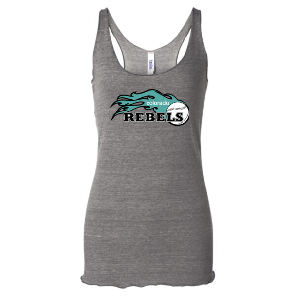 Rebels - Teal - Ladies' Triblend Racerback Tank Top Thumbnail
