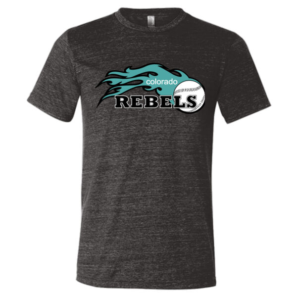Rebels - Teal - Triblend Short Sleeve T-Shirt Thumbnail