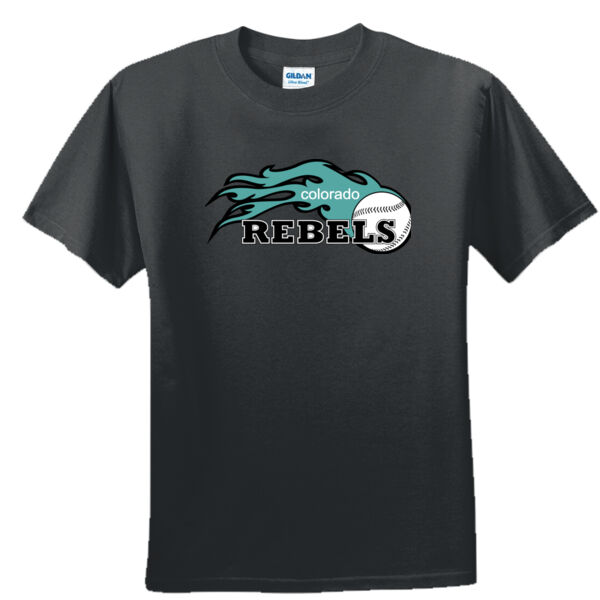 Rebels - Teal - Unisex or Youth Ultra Cotton™ 100% Cotton T Shirt Thumbnail