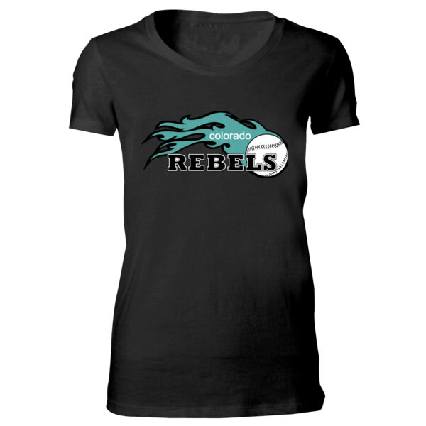 Rebels - Teal - Bella Favorite T-Shirt Thumbnail
