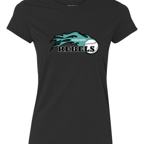 Rebels - Teal - Ladies Ultra Performance 100% Performance T Shirt Thumbnail