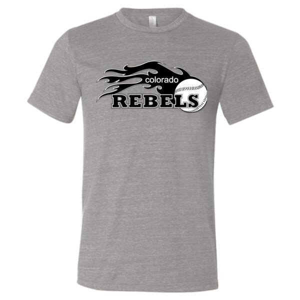 Rebels - Black - Triblend Short Sleeve T-Shirt Thumbnail