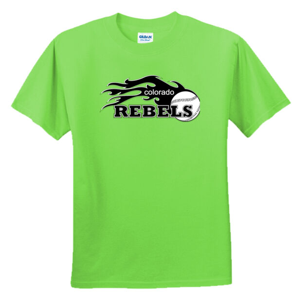 Rebels - Black - Unisex or Youth Ultra Cotton™ 100% Cotton T Shirt Thumbnail