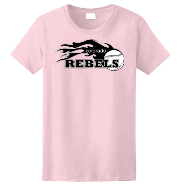 Rebels - Black - Ladies Ultra Cotton™ 100% Cotton T Shirt Thumbnail