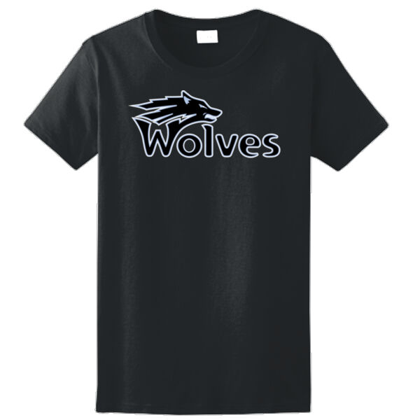 Wolves - Ladies Ultra Cotton™ 100% Cotton T Shirt Thumbnail