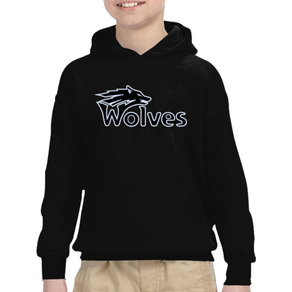 Wolves - Heavy Blend™ Youth 8 oz., 50/50 Hood Thumbnail