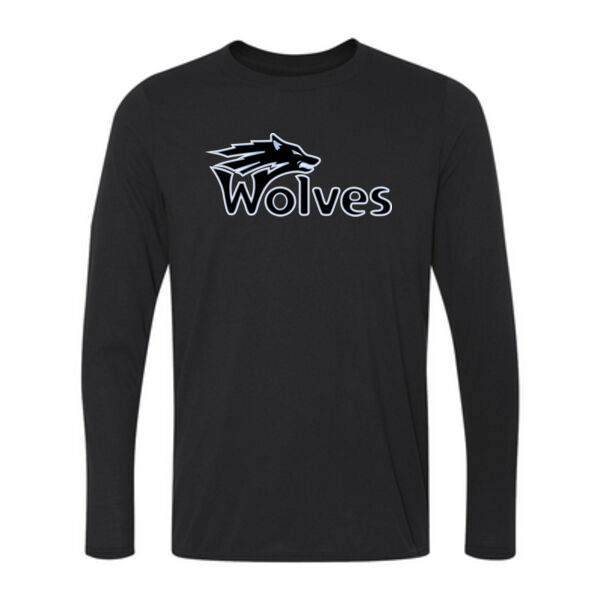 Wolves - Long Sleeve Ultra Performance 100% Performance T Shirt Thumbnail