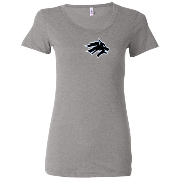 Wolves Head - Ladies' Triblend Short Sleeve T-Shirt Thumbnail