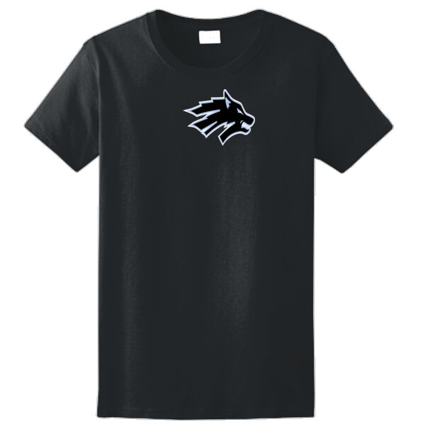 Wolves Head - Ladies Ultra Cotton™ 100% Cotton T Shirt Thumbnail