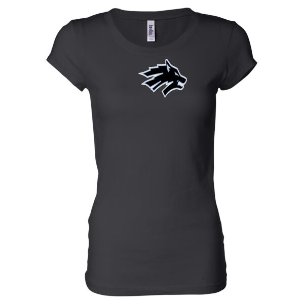 Wolves Head - Ladies' Sheer Jersey T-Shirt Thumbnail