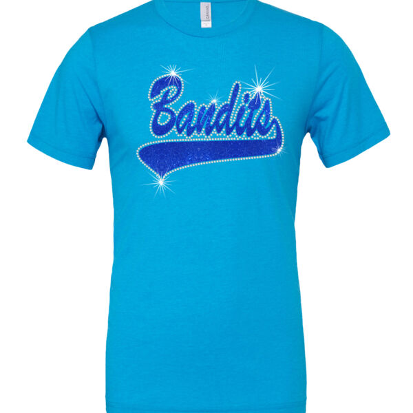 Bandits Rhinestone Baseball - Cotton/Polyester T-Shirt Thumbnail