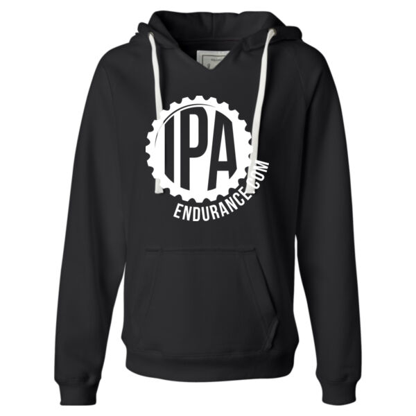IPA Endurance - Ladies' Sueded V-Neck Hooded Sweatshirt Thumbnail