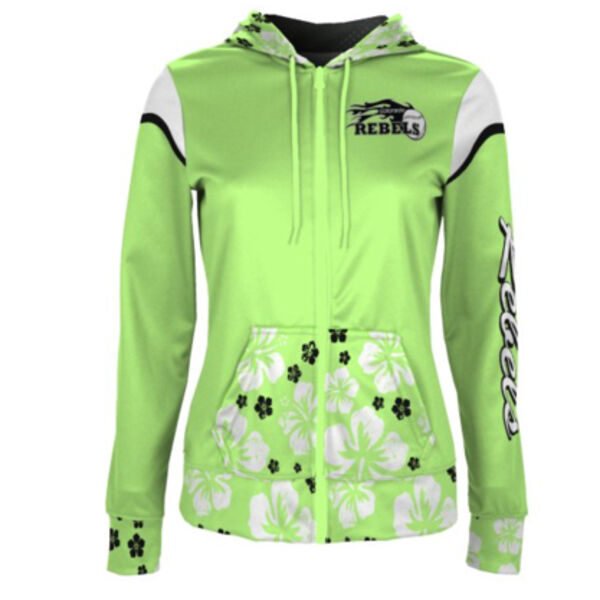 Rebels - Fan Gear Women's Sublimated Zip Hoodie Thumbnail
