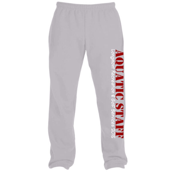 Longmont Aquatics 2015 - Heavy Blend™ 8 oz., 50/50 Open-Bottom Sweatpants Thumbnail