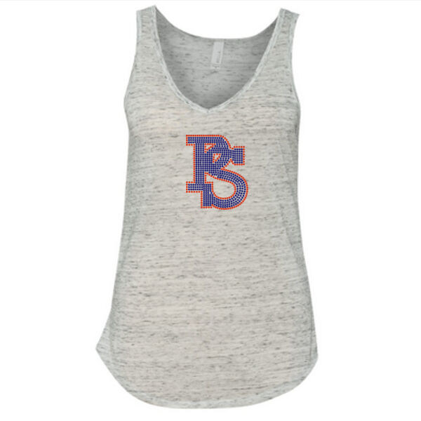 Ladies PS Rhinestone Cotton Shirt Thumbnail