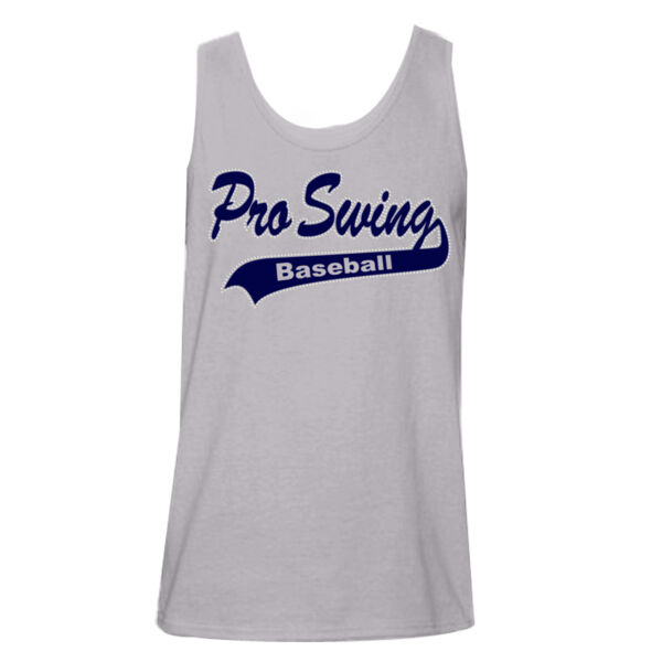Pro Swing Baseball Rhinestone Tail - Ultra Cotton® 6 oz. Tank Thumbnail