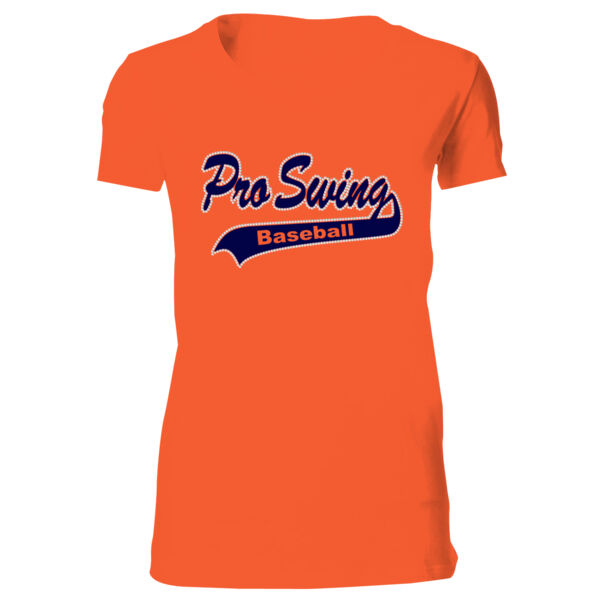 Pro Swing Baseball Rhinestone Tail - Bella Favorite T-Shirt Thumbnail
